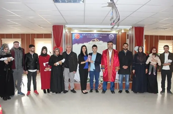 Evlenecek Çiftlere Aile Eğitimi Müftülükten