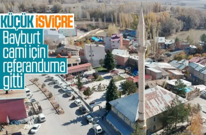 Bayburt'ta caminin geleceğini sandık belirledi