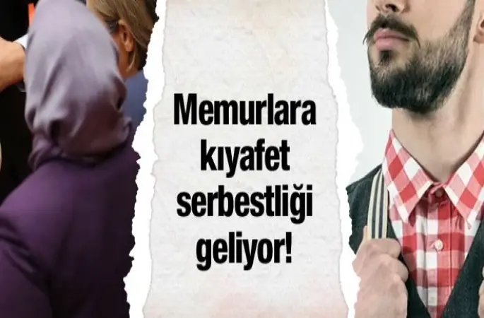 Bay Bayan Memurlara kılık kıyafet serbest