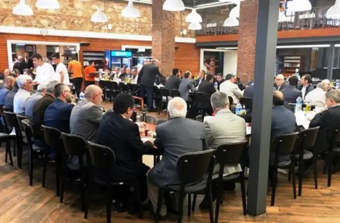 Din görevlileri kahvaltıda buluştu