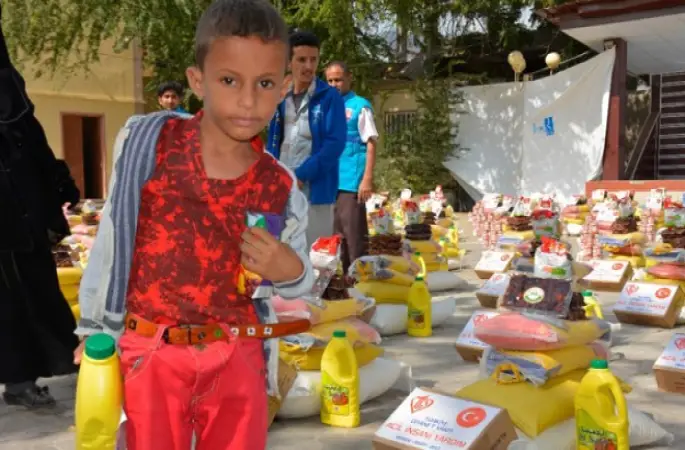 Türkiye  Diyanet Vakfının Yemen'e yardımları Aralıksız sürüyor.