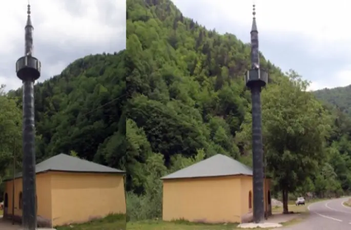 Cemaatin minare yapmaya parası yetmeyince...