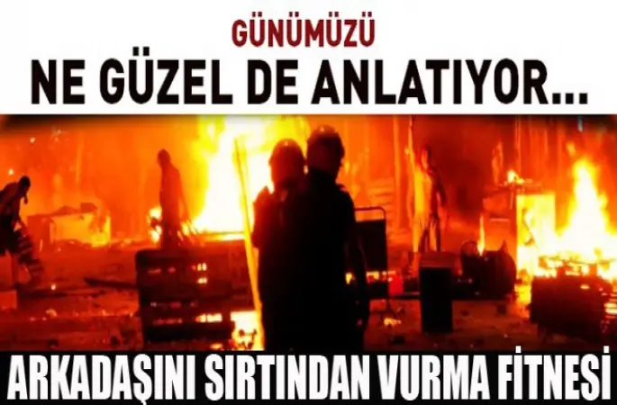 Arkadaşını Sırtından Vurma Fitnesi