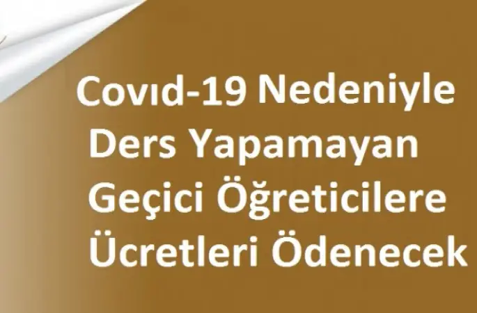 Covıd-19 Nedeniyle Diyanetteki Geçici Öğreticiler İçin Ek Ders Ücreti