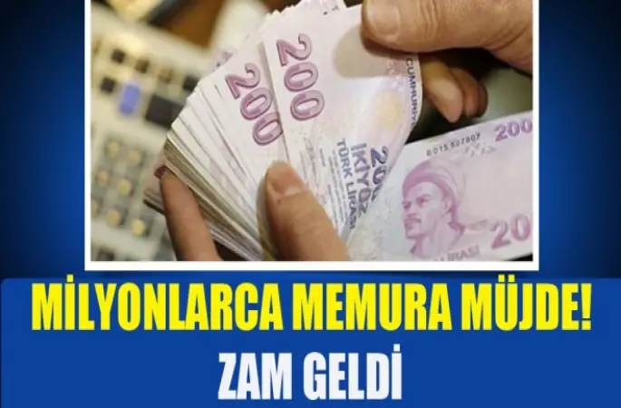 Memura müjde! Zam geldi