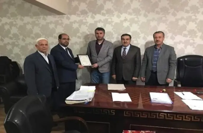 Diyanet Vakfından Çallı Ailesine Teşekkür Belgesi