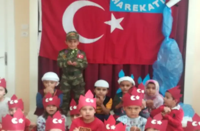 Onikişubat’ta Minik öğrencilerden barış pınarı harekatı'na destek