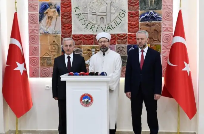 Diyanet İşleri Başkanı Erbaş Kayseri’de