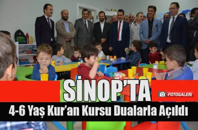 Türkeli’de 4-6 Yaş Kur’an Kursu Dualarla Açıldı