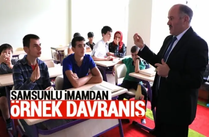 Samsun’da Örnek İmam