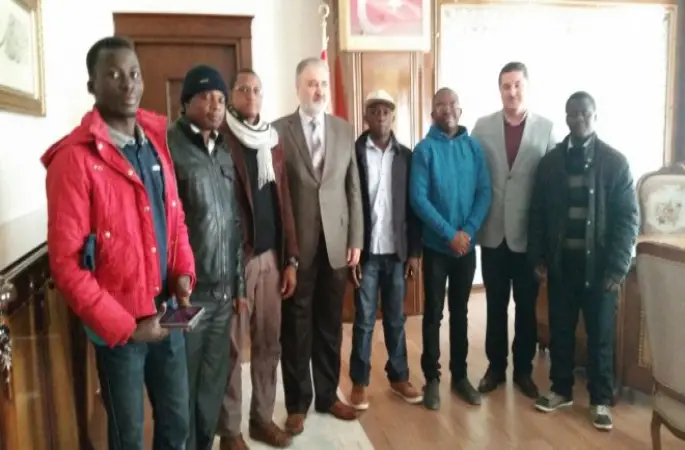 Çukurova Uluslararası Öğrenci Derneği'nden Müftü Çınar'a Ziyaret