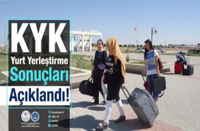 KYK yurt sonuçları açıklandı