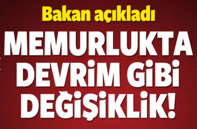 Kamuya devrim gibi değişiklikler geliyor