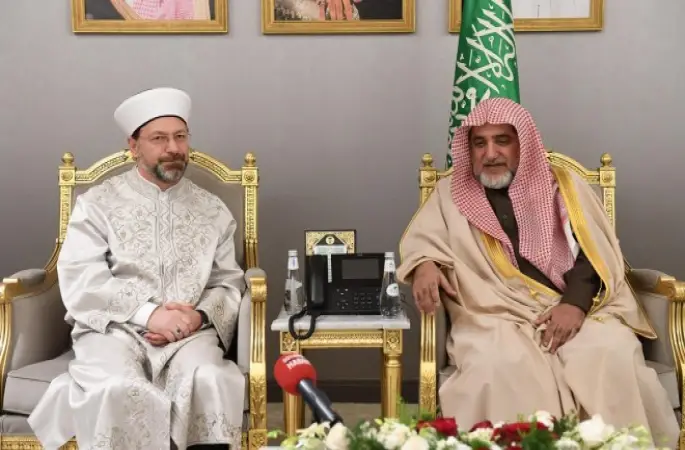 Diyanet İşleri Başkanı Erbaş Suudi Arabistan'da