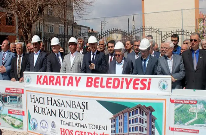 Hacı Hasanbaşı Kur’an Kursu’nun temeli atıldı