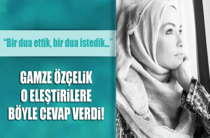 Gamze Özçelik,Tesettürlü taktı