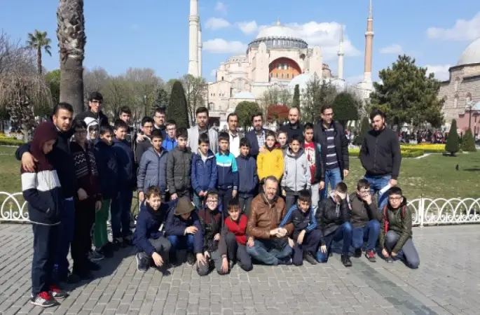 Müftü Aydın,Ecdadın İzinde 'ki Gençlere Eşlik Etti